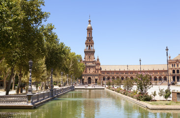 Naklejka premium Spain Square tower
