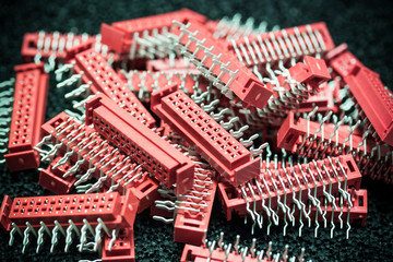 red connectors