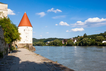 View of Passau, Bavaria, Germany