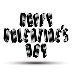 Happy Valentine’s Day greeting phrase 