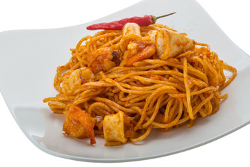 Seafood pasta