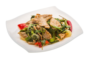 Pork with vegetables