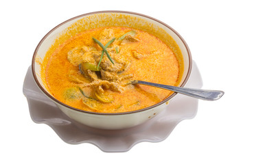 Red curry with pork