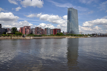 Naklejka premium EZB in Frankfurt