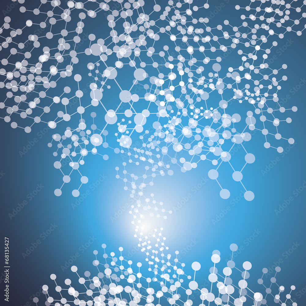Poster abstract background - network design for your business