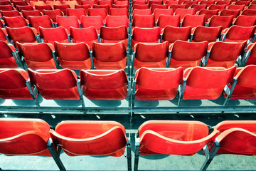 Fototapeta premium rows of chairs