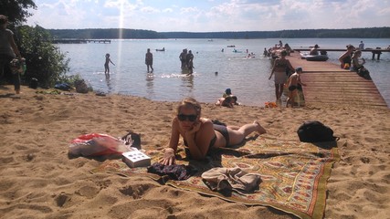 Relaks nad jeziorem © Mirek