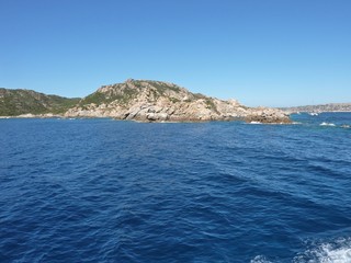 Fototapeta na wymiar Rocks and sea in La Maddalena archipelago, Spargi, Sardinia