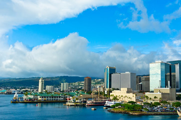 Fototapeta na wymiar Beautiful view of Honolulu, Hawaii, United States
