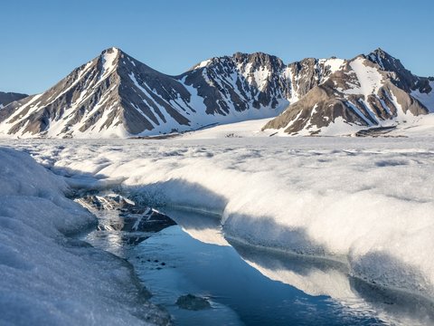 Arctic landscape - Spitsbergen, Svalbard
