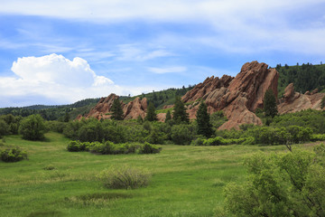 Fototapeta na wymiar Roxborough State Park In Colorado