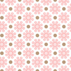 Delicate lovely vector seamless pattern (tiling)