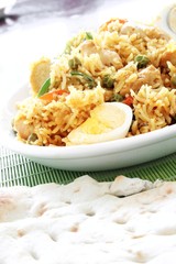 traditional curry in dish