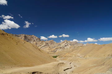 Fototapeta na wymiar Beautiful scenic view in Zanskar, Ladakh,India