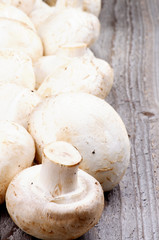 Frame of Raw Champignons