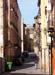 Fototapeta na wymiar street in Logrono. La Rioja