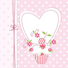 Cupcake background