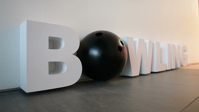 Bowling large letters
