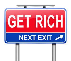 Get rich concept.