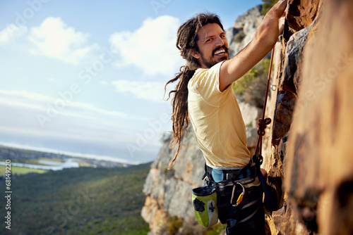 Feeling carefree -Nature and rockclimbing