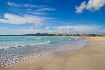 white beach in Tuscany