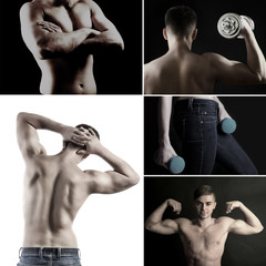 Fitness collage