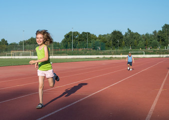 Fototapeta premium children running