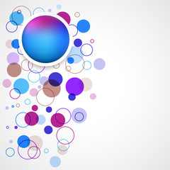 Abstract background circles