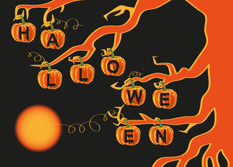 Obraz premium halloween pumpkin