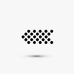 Vector black web icon on white background. Eps10