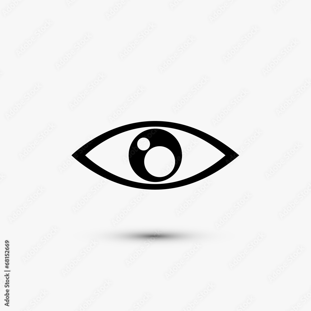 Poster vector black web icon on white background. eps10