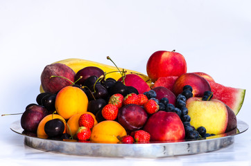 group of colorful fruits