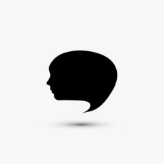 Vector black web icon on white background. Eps10