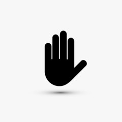 Vector black web icon on white background. Eps10