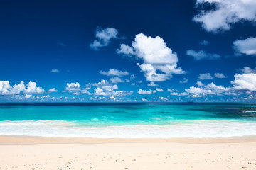 Beautiful beach at Seychelles