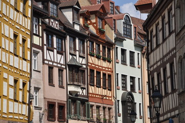 Fototapeta na wymiar Altstadt in Nürnberg