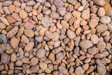 Round pebble stones
