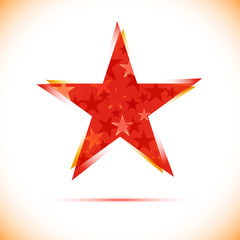 Sphere Abstract vector design template. Business star