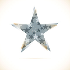 Obraz premium Sphere Abstract vector design template. Business star