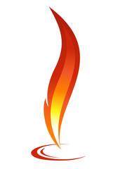 Red fire icon