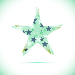 Sphere Abstract vector design template. Business star