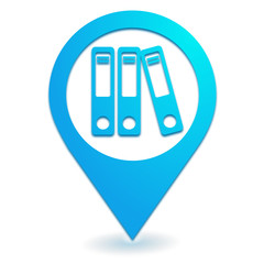 classement sur symbole localisation bleu