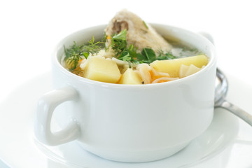 chicken soup with noodles