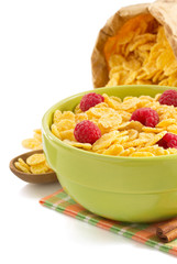 corn cereals and berry