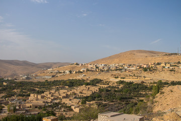 Scenic view of Petra in Jordan