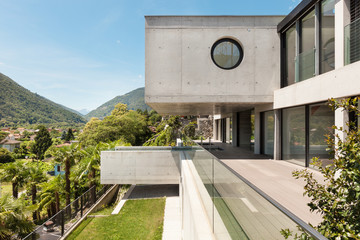 Obraz premium beautiful modern house in cement