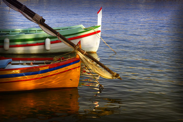 Proues de barques catalanes