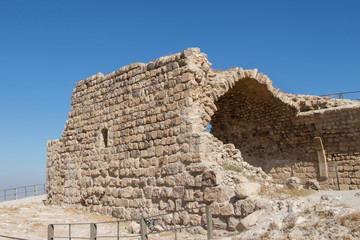 Fototapeta na wymiar Ancient castle in Kerak, Jordan