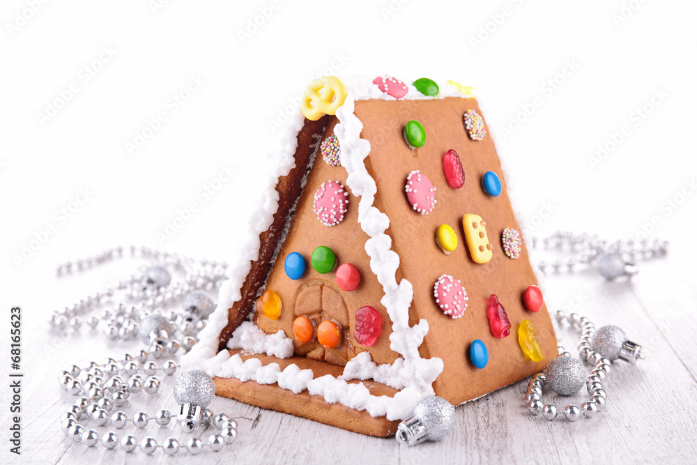 Wall mural gingerbread house