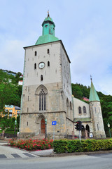 Fototapeta na wymiar The Cathedral in Bergen
